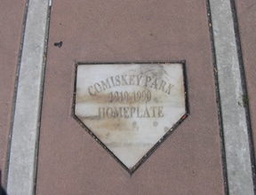 The original Comiskey home plate