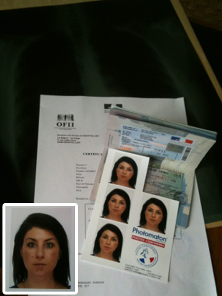 My x-ray, passport stamp and photo. Ironically I needed this photo to <em>avoid</em> being a criminal
