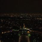 Paris at night from the top of the Eiffel Tower