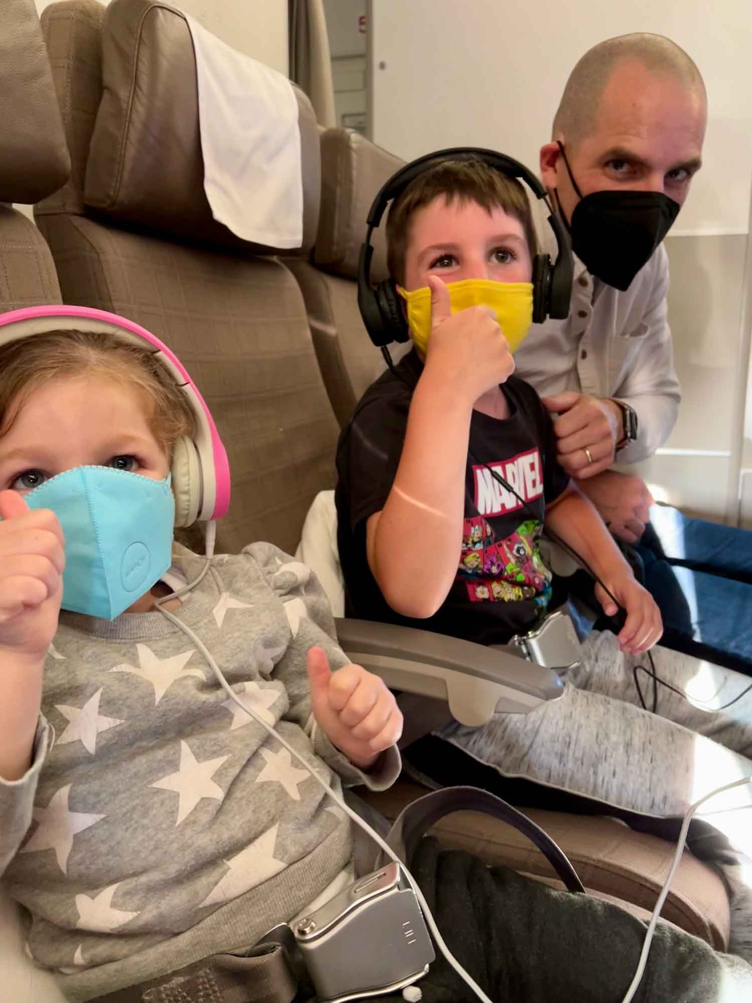 kids on the airplane