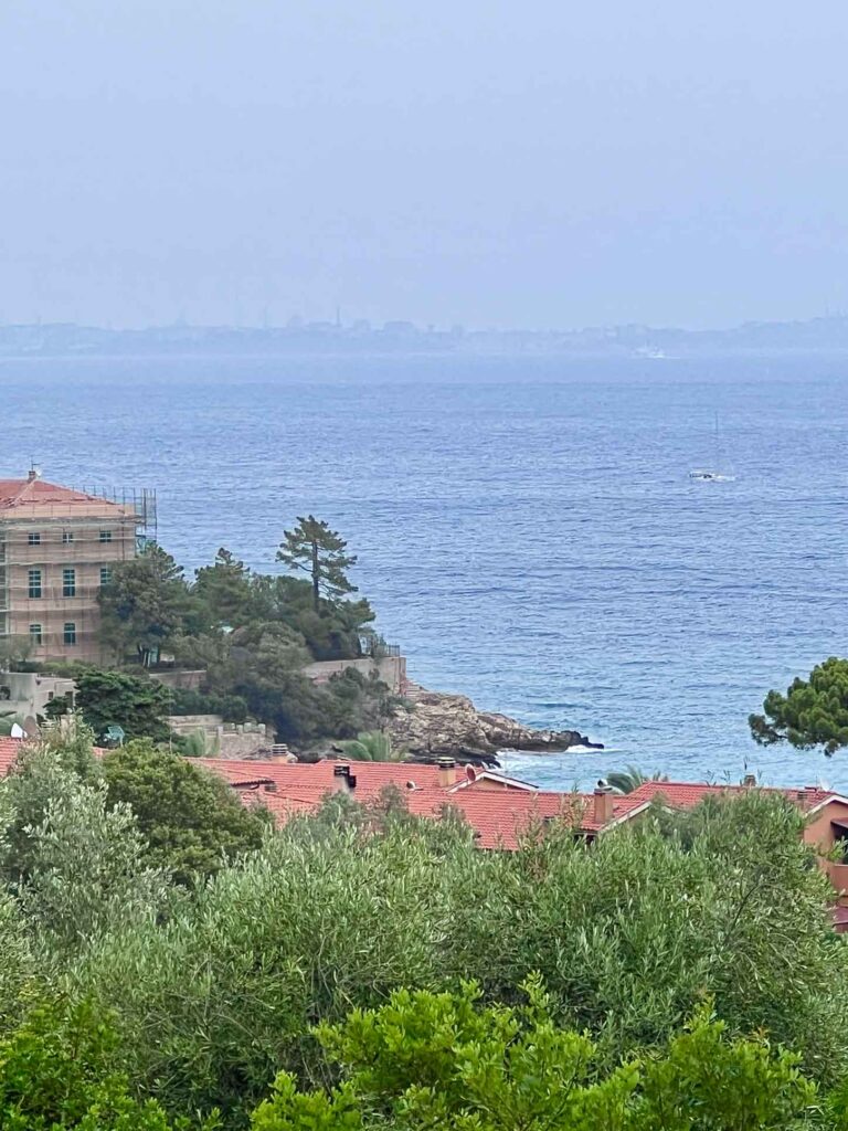 view of the Mediterranean Sea from Cavo