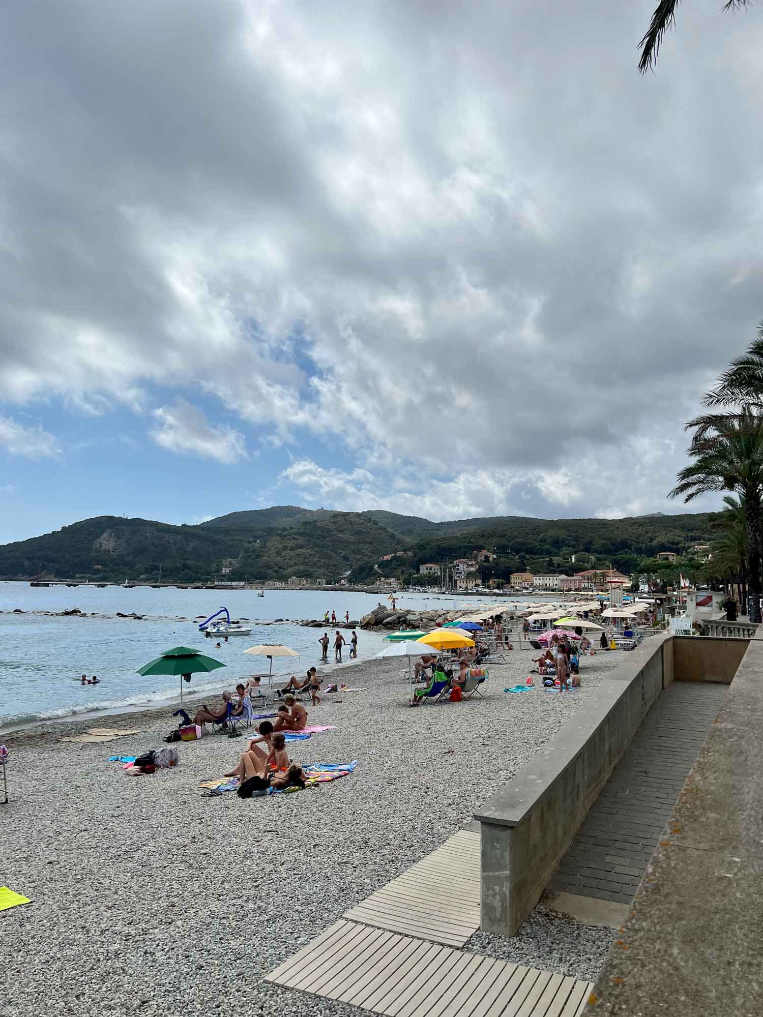 main beach of Cavo, Isola d'Elba