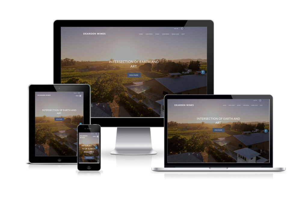 Dearden Wines responsive website design